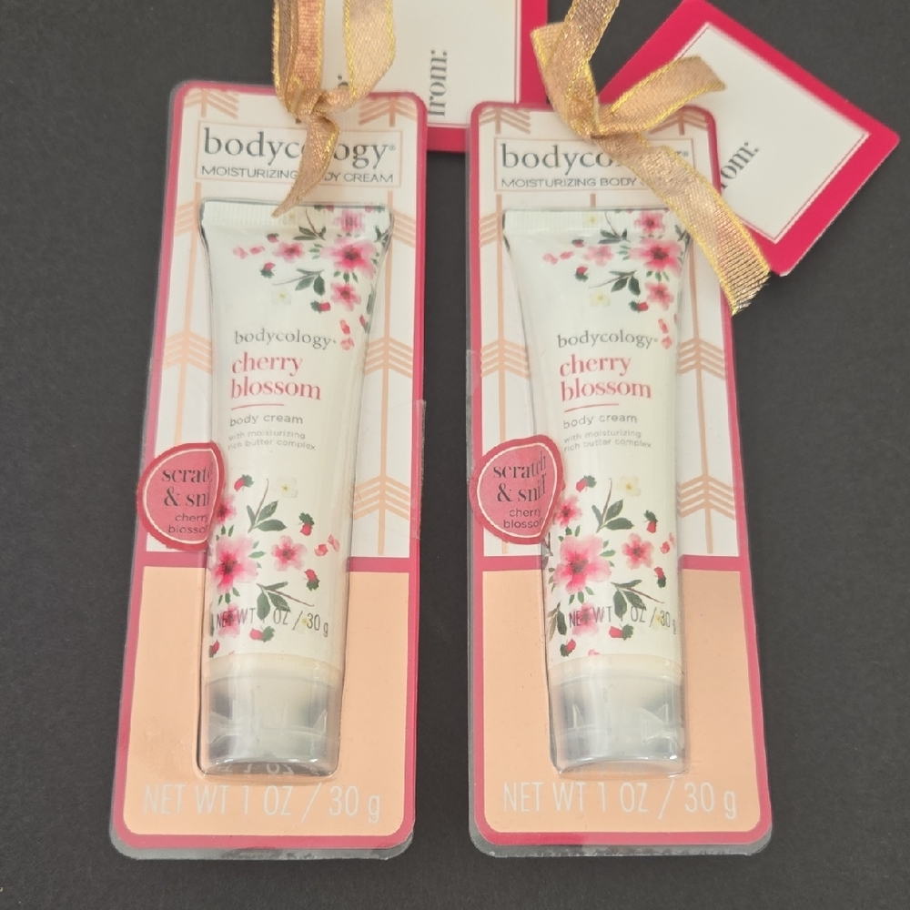 bodycology Cherry Blossom Moisturizing 1 oz Body Cream NEW